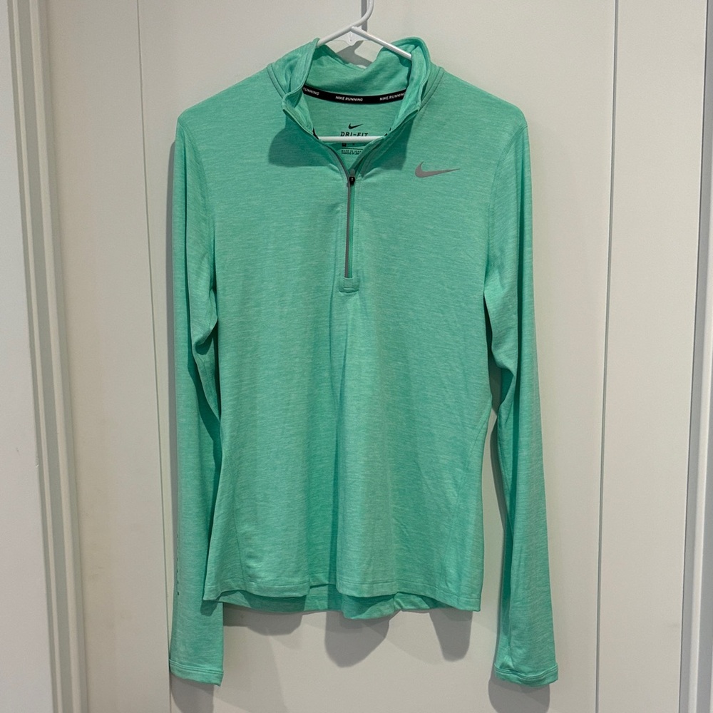 Nike Mint Green Half-Zip Pullover